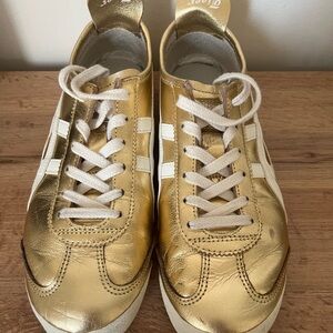 Onitsuka Tiger by Asics Women's Gold Sneakers